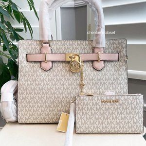 🌸NeW! Michael Kors Hamilton MD Satchel Set NWT